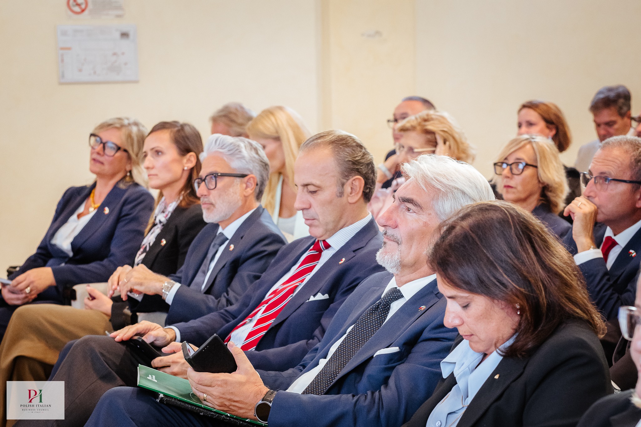 Inauguration ceremony at Palazzo delle Stelline, Milan